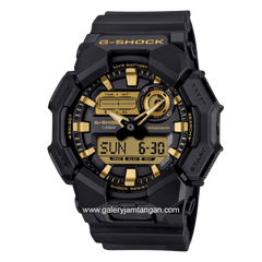 G-SHOCK GA-010GB-1A9DR Black Dial Gold Resin Strap