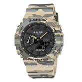 G-SHOCK GA-2100CM-5ADR Analog Digital Camouflage Dial Black Resin Strap