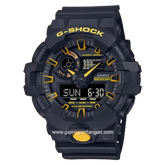 G-SHOCK GA-700CY-1ADR Black List Yellow Analog Digital Rubber Strap