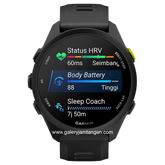 GARMIN FORERUNNER F70 Black Smartwatch Silicone Strap