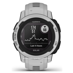 GARMIN INSTINCT 2 SOLAR, MIST GRAY SEA Smartwatch Silicone Strap