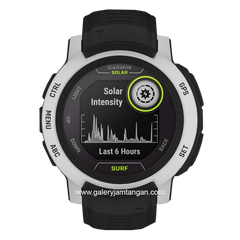 GARMIN INSTINCT 2 SOLAR Surf Edition Bells Black Silicone Strap