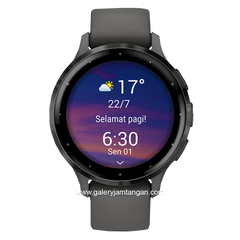 GARMIN VENU 3S PEBBLE GREY SLATE Silicone Strap