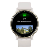 GARMIN VIVOACTIVE 5 IVORYCRM GOLD Silicone Strap