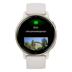 GARMIN VIVOACTIVE 5 IVORYCRM GOLD Silicone Strap