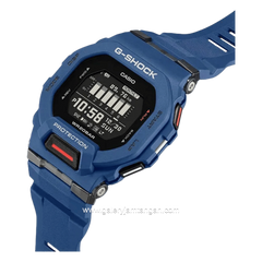 G-SHOCK GBD-200-2DR Blue Dial Black Digital Rubber Strap