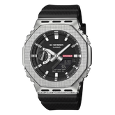 G-SHOCK GM-2100M-1ADR Black Silver Analog Digital Resin Strap