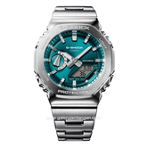 G-SHOCK GM-2110D-3A1DR Silver Dial Tosca Stainless Steel Strap