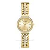 GUESS GALA GW0401L2 Gold Dial Champagne Sunray Stainless Steel Strap