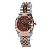 BONIA Sapphire BNB10550-3646 SILVER ROSE BROWN Stainless Steel Strap
