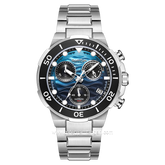 QUANTUM HNG1150.300 Silver Dial Blue Stainless Steel Strap