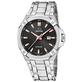 JAGUAR J1009/4 Silver Dial Black Swiss Made