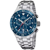JAGUAR J1022/2 Silver Dial Blue Ceramic Stainless Steel Swiss Made