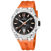 JAGUAR J1030/1 Orange Diplomatic Automatic Rubber Strap