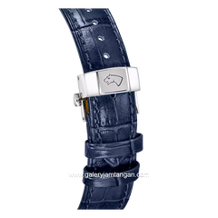 JAGUAR J1042/3 Black Silver Leather Strap Swiss Made