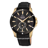JAGUAR ACAMAR J881/1 Black Jarum Gold Leather Strap