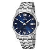 JAGUAR J964/2 Silver Sapphire Crystal Stainless Steel Swiss Made