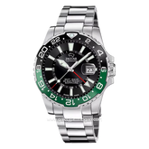 JAGUAR J1011/5 Silver Dial Black Stainless Steel Swiss Made