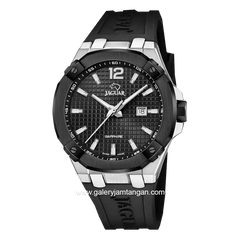 JAGUAR J1019/2 Black Silver Sapphire Crystal Swiss Made