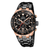 JAGUAR J1023/1 Chronograph Black Rosegold Stainless Steel Swiss Made