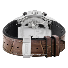 JAGUAR J1026/2 Brown Leather Strap Swiss Made