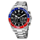 JAGUAR J888/4 Connected Silver Dial Black Swiss Made