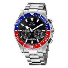 JAGUAR J888/4 Connected Silver Dial Black Swiss Made