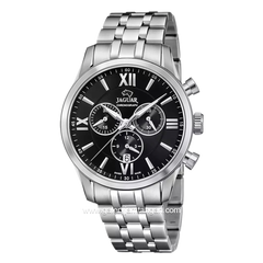 JAGUAR J963/4 Silver Dial Black Chronograph Swiss Made