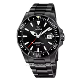 JAGUAR J989/1 Black Sapphire Crystal Stainless Steel Swiss Made
