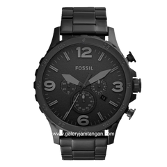 FOSSIL NATE JR1401 Black Stainless Steel Strap
