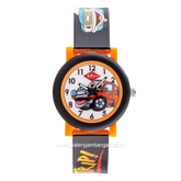 LEE COOPER LC.K.2.831 Kid's Watches Black Orange Rubber Strap
