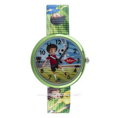 LEE COOPER LC.K.3.677 Kid's Watches Green Rubber Strap