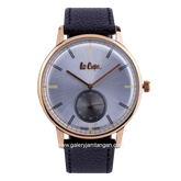 LEE COOPER LC06673.431 Brown Rosegold Leather Strap