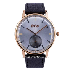 LEE COOPER LC06673.431 Brown Rosegold Leather Strap