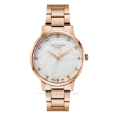 LEE COOPER LC07045.420 Rosegold Dial White Stainless Steel