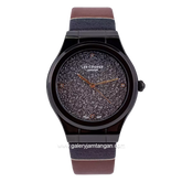 LEE COOPER LC07103.654 Brown Black Leather Strap