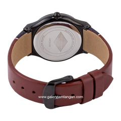 LEE COOPER LC07103.654 Brown Black Leather Strap