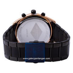 LEE COOPER LC07351.450 Black Rosegold Stainless Steel