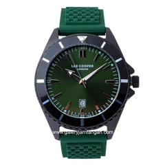 LEE COOPER LC07361.677 Green Black Rubber Strap