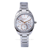LEE COOPER LC07408.330 Silver Dial White Stainless Steel
