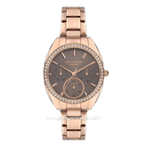 LEE COOPER LC07408.460 Rosegold Dial Brown Stainless Steel