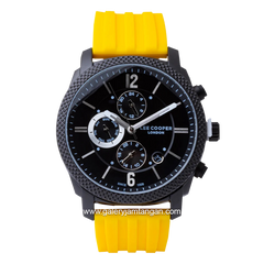 LEE COOPER LC07428.657 Yellow Black Rubber Strap