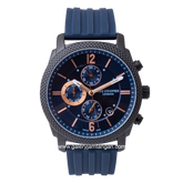 LEE COOPER LC07428.699 Navy Black Rubber Strap