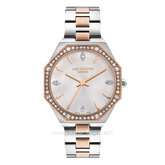 LEE COOPER LC07599.530 Women's Watch Silver Rosegold Stainless Steel