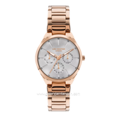 LEE COOPER LC07643.430 Rosegold Dial Silver Stainless Steel