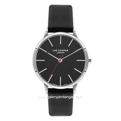 LEE COOPER LC07646.351 Black Silver Leather Strap