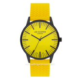 LEE COOPER LC07715.677 Yellow Black Rubber Strap