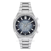 LEE COOPER LC07959.390 Silver Dial Black Stainless Steel