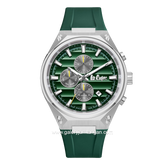 LEE COOPER LC08063.377 Green Silver Silicone Strap