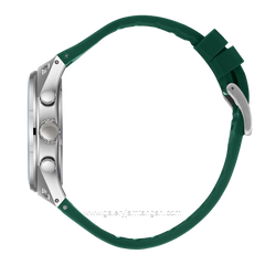 LEE COOPER LC08063.377 Green Silver Silicone Strap